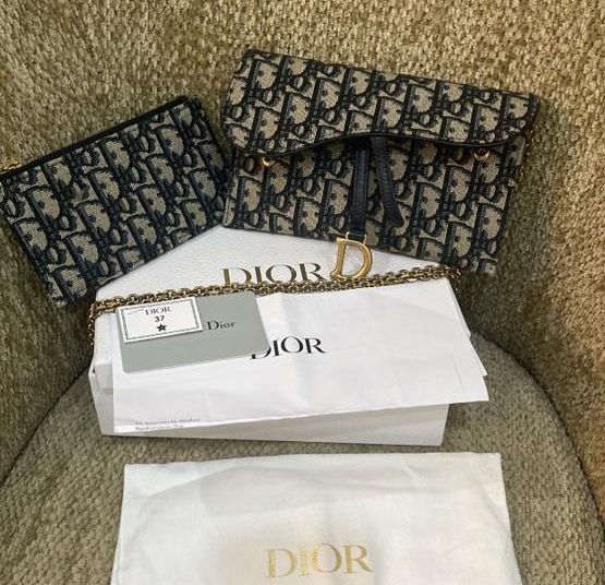 dior saddle oblique woc 2022 fullset box, db, rec • Price Rp 16999 jt