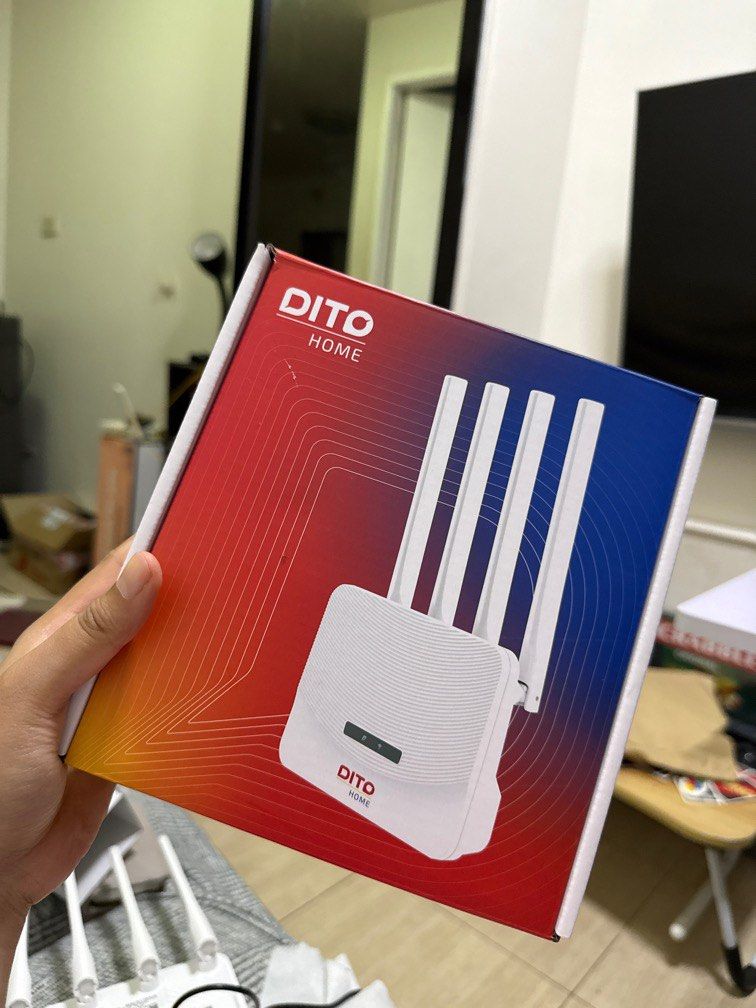 DITO Prepaid Wifi (Category: Networking) located in Taguig. Submitted by rareatlas (Listing ID 1379251632, Image 1). Description: Nadoble bili, ayaw icancel ng official shop ni DITO. Hindi pa na-oopen. Papadala ko na may balot pa, galing sa box if you want. .