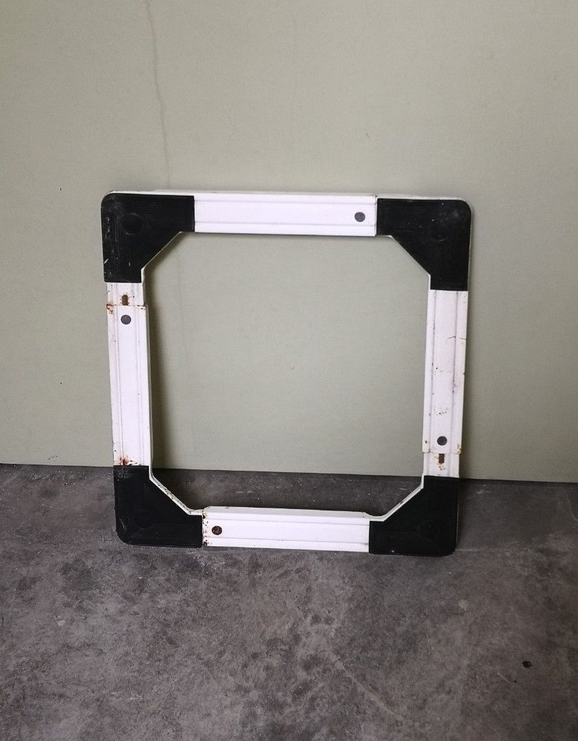 $6 Clearance - Extendable base support with wheels (Category: Bathroom & Kitchen Fixtures) located in Singapore. Submitted by agent888 (Listing ID 1379181134, Image 1). Description: $6 Clearance. Base support with wheels (for cabinet/small fridge or moving house etc). Extendable up to 65cm length (see pics). Used. Some rust - not for fussy. Wheels working condition. Pick up at Springleaf MRT or condo at Transit Road. No postage or delivery. No re