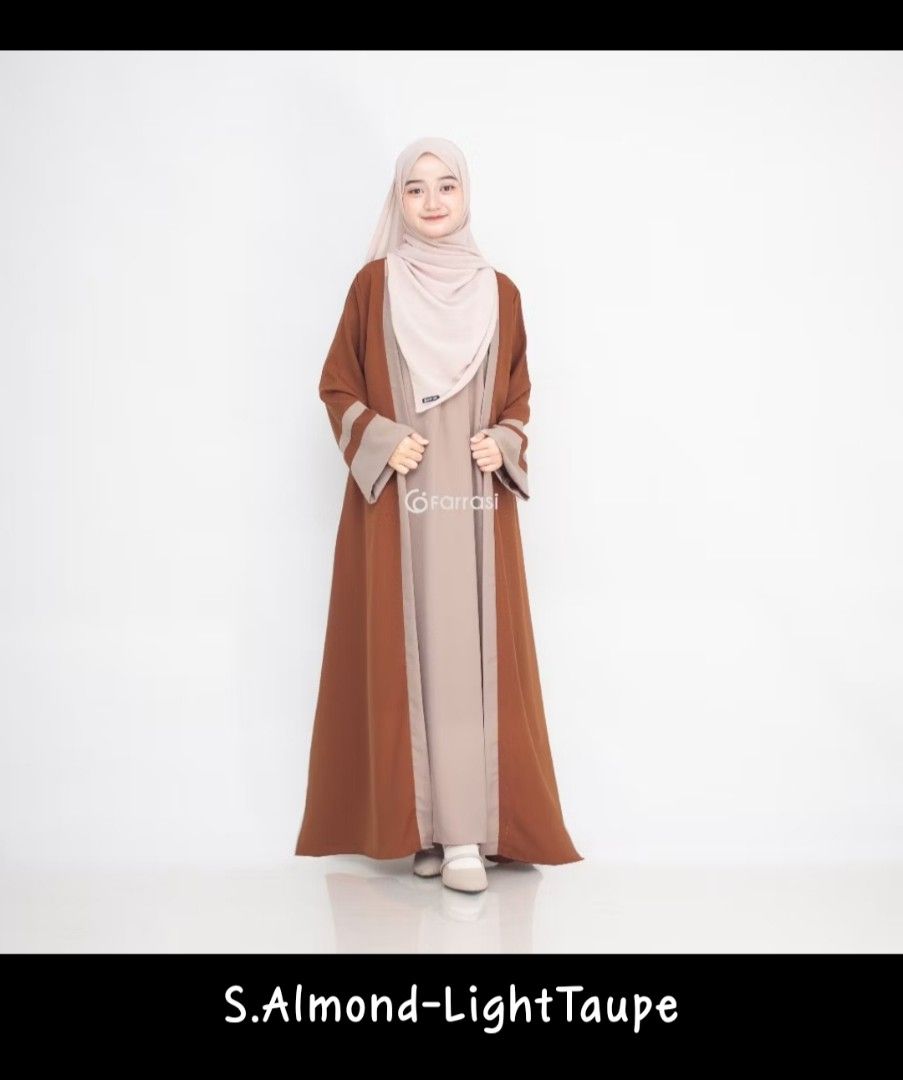 MISTY ALMOND ABAYA main image 1