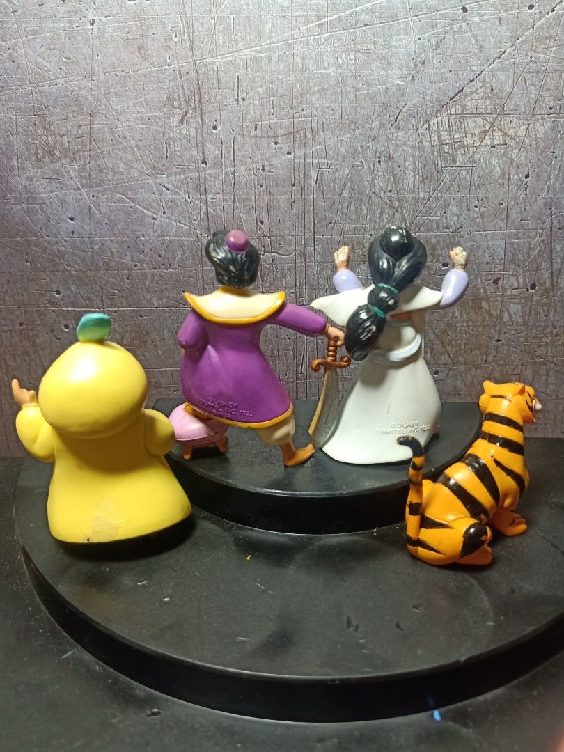 Figure Disney Collection Set Aladdin Rajah Sultan and Princess Jasmine ...