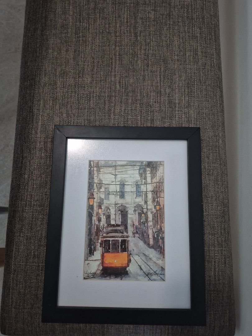 Framed Abstract Artwork