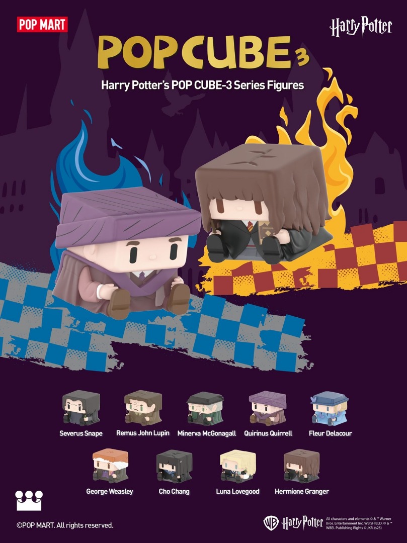 [Free Delivery] POP MART: Harry Potter POP CUBE-3 Series - Blind Box ...