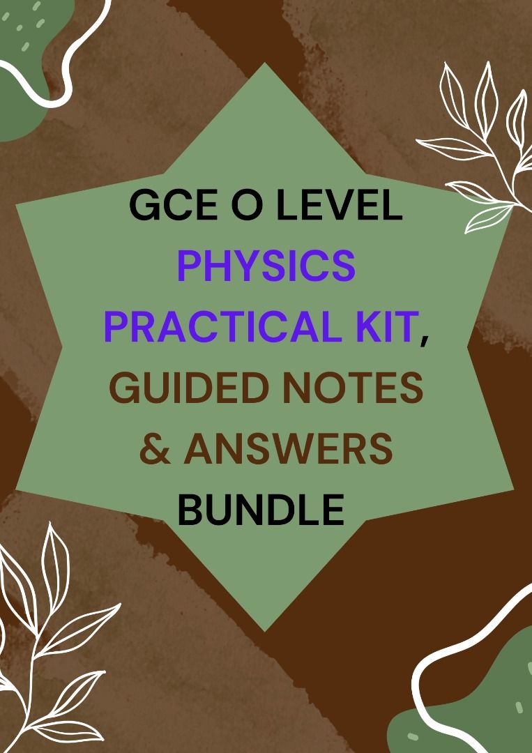 GCE O level Physics Practical Kits | Exam-style Practical | Exam-grade ...