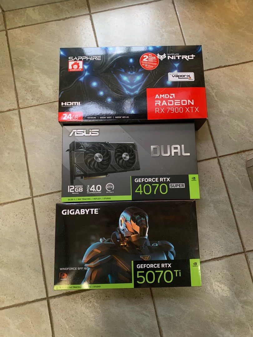Nvidia RTX AMD RX Graphics Card GPU Boxes, Computers & Tech, Parts ...