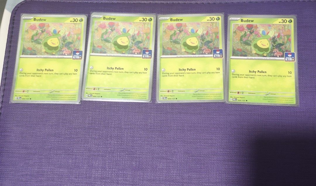 GYM Promo Budew Pokemon Card, Hobbies & Toys, Toys & Games on Carousell