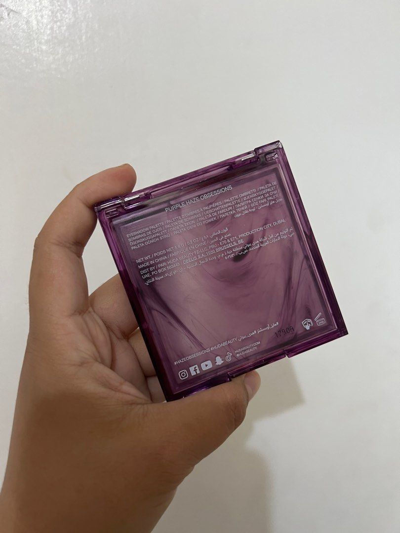 Huda Beauty Purple Haze Obsessions (Category: Makeup) located in Quezon City. Submitted by nugssells (Listing ID 1379234483, Image 2). Description: ‼️FINAL PRICE POSTED – NO HAGGLING. LOW BALLERS WILL BE IGNORED. ‼️ Authentic from the US Barely used, some pans are untouched Retails for 35 usd or P1,900 and already sold out on the websites .