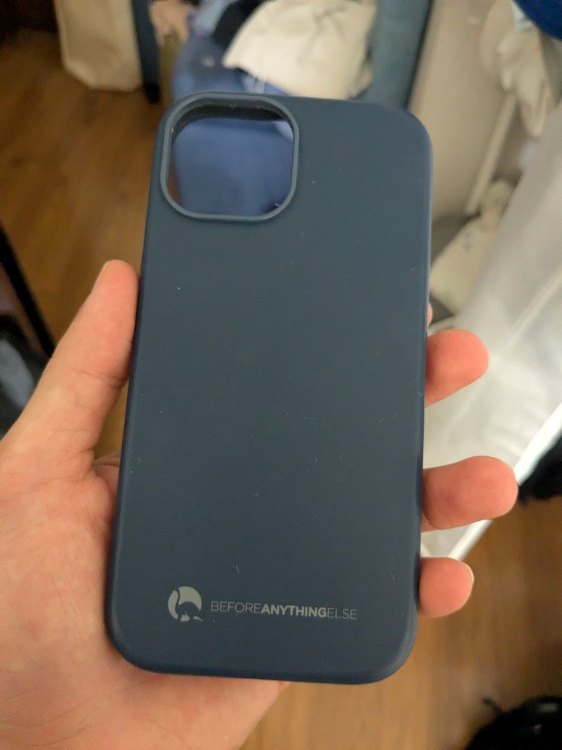 iPhone 15 Silicon Case (Category: Cases & Sleeves) located in Muntinlupa City. Submitted by tbibby_310 (Listing ID 1379129707, Image 1). Description: Barely used iphone case (brand is Before Anything Else) purchased from Power Mac Center..