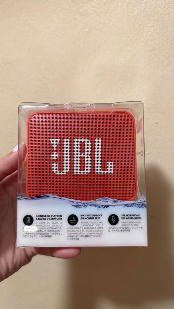 JBL GO 2 Portable Bluetooth Speaker - Orange (Category: Soundbars, Speakers & Amplifiers) located in Singapore. Submitted by happybeely (Listing ID 1379277349, Image 3). Description: Brand New!! 1 x JBL GO 2 1 x Micro USB cable for charging 1 x Quick-Start Guide .
