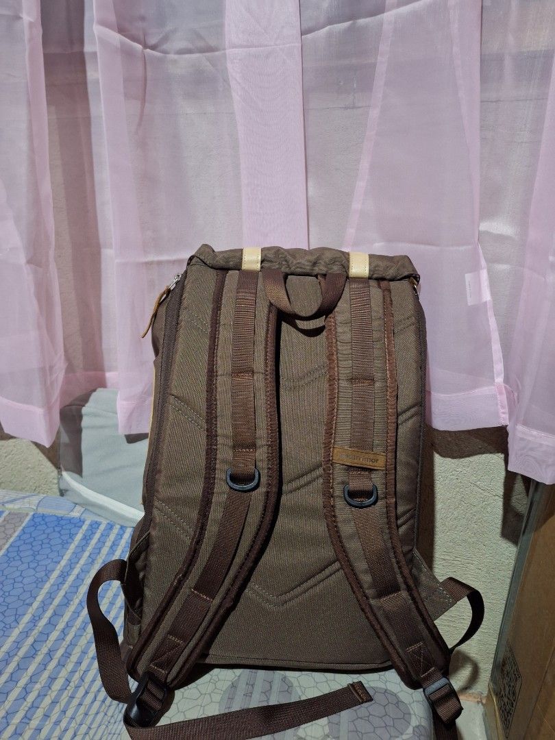 Karrimor Rucksack Backpack (Category: Backpacks) located in Kidapawan. Submitted by mikazzled (Listing ID 1379274260, Image 2). Description: Karrimor Rucksack Backpack No Issue‼️🔥 In Very Good Condition Color: 9.5/10 (Forest brown/Taupe Colors) Size: L-16in / W-12in • YKK Zippers 🔥 • With Rain Cover (Original)🔥 • Best for Hiking/Camping🔥 • Side slip zippers for easy access inside🔥 • Comfortable Shoulder padding for Anti-Fatigue🔥 • Brand Ori