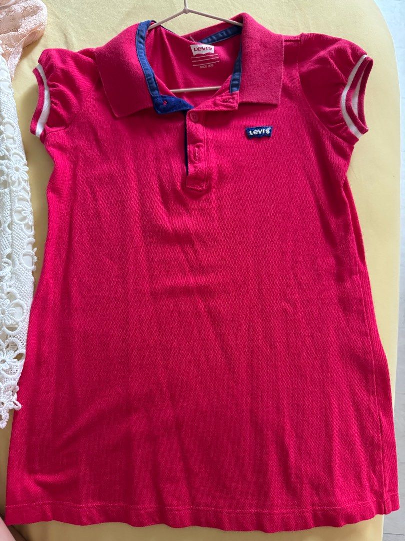 Levis dress (Category: Babies & Kids Fashion) located in Quezon City. Submitted by sassi (Listing ID 1379192899, Image 1). Description: Age 2-4 depends on the body type of the child size 110 on the tag.