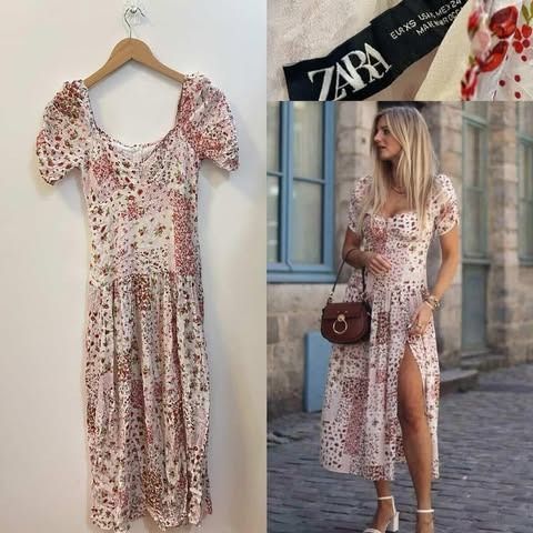 LF: Zara Patchwork Maxi Long Floral Dress (Category: Dresses) located in Caloocan City. Submitted by kgarranz22 (Listing ID 1379321501, Image 1). Description: Looking for this particular dress. Send me a message if you are selling yours..