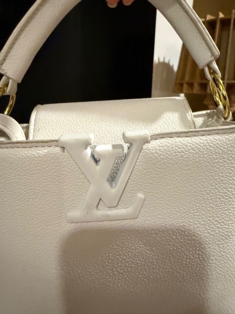 Louis Vuitton Capucines Mini White (Category: Luxury Bags & Wallets) located in Taguig. Submitted by shopaholicismg (Listing ID 1379288658, Image 2). Description: .