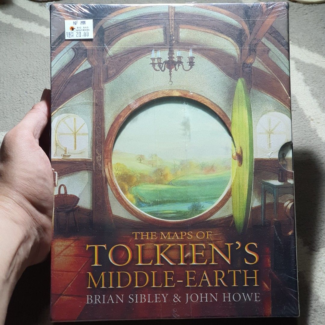Maps of Middle Earth JRR Tolkien Lord of the Rings LOTR Hobbits map ...