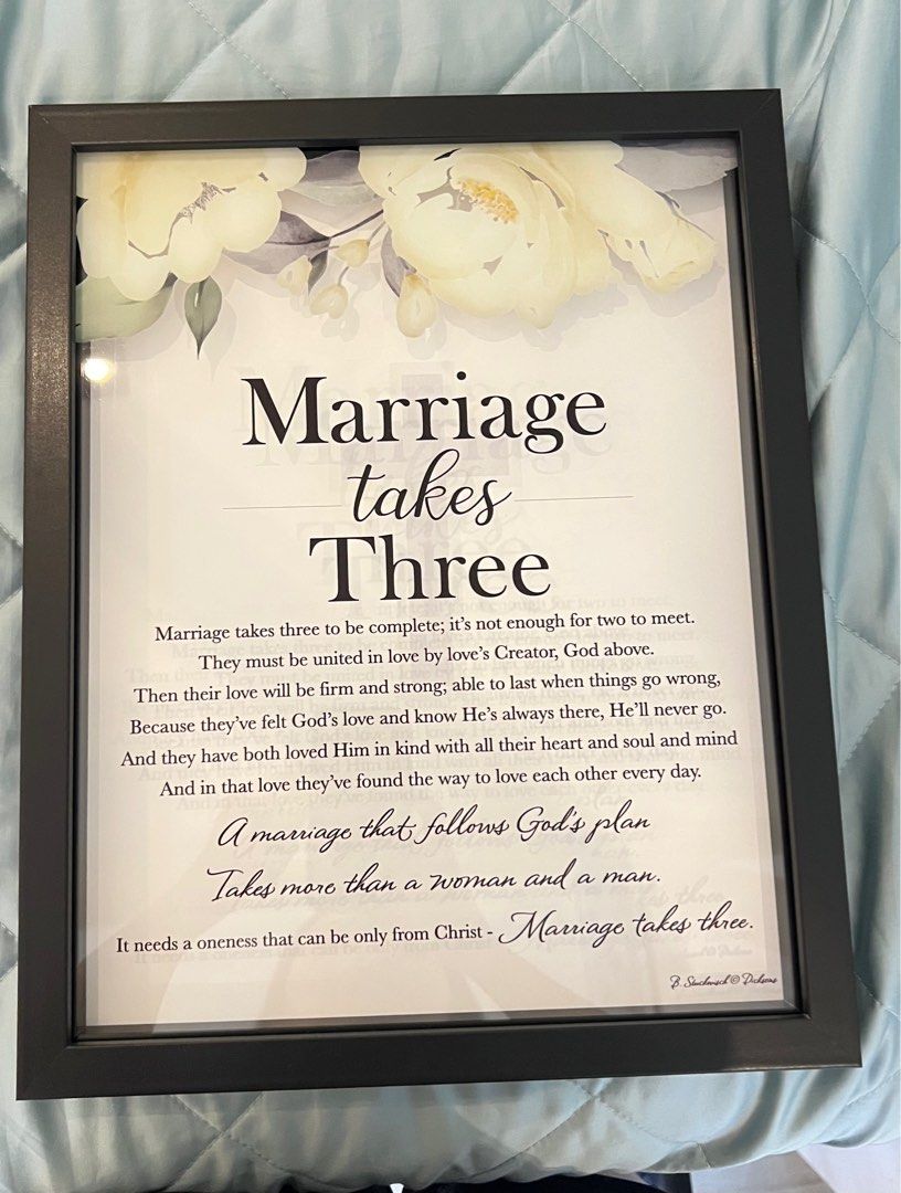 Marriage Framed Artwork