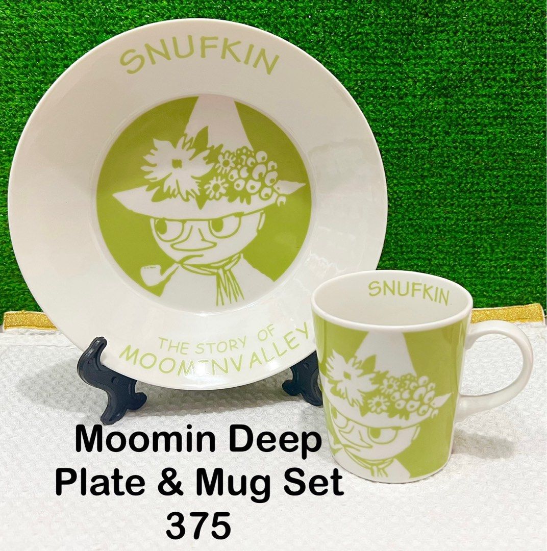 Moomin Valley Ceramics Set (Category: Dinnerware & Cutlery) located in Binan City. Submitted by mayjhe (Listing ID 1379265274, Image 1). Description: ✨ For Sale ✨ ☘️ Moomin Valley 🍀 Ceramics Deep Plate & Mug 🌸 Other details posted 🔖 Price is ₱ 375.00 🌸 MOP : Gcash 🛵 Courier J&T and Lalamove 🇵🇭 Location Biñan Laguna 📋 Shipping by schedule 📌 NO COD & COP ☘️ For Fragile Items we ensure the the items are packed securly with bubble warp & car