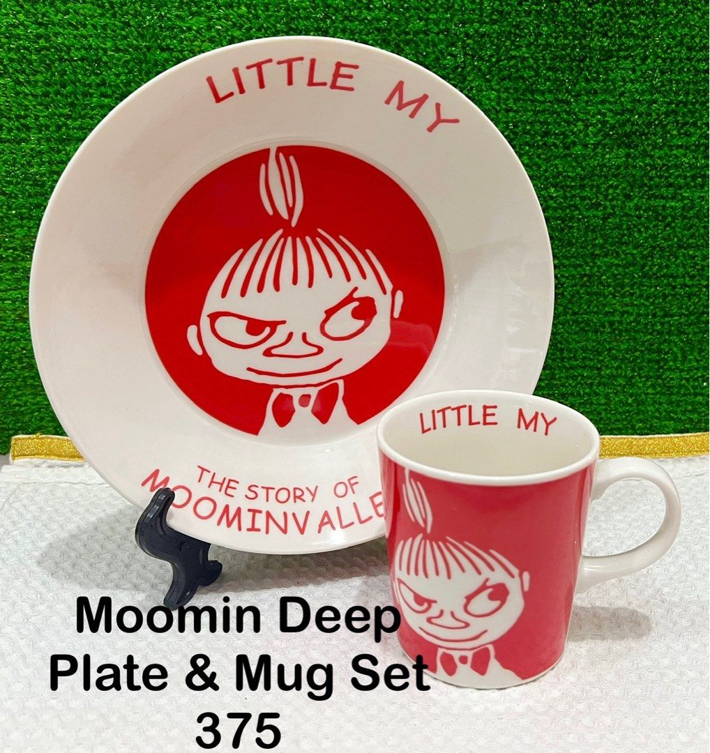 Moomin Valley Ceramics Set (Category: Dinnerware & Cutlery) located in Binan City. Submitted by mayjhe (Listing ID 1379265431, Image 1). Description: ✨ For Sale ✨ ☘️ Moomin Valley 🍀 Ceramics Deep Plate & Mug 🌸 Other details posted 🔖 Price is ₱ 375.00 🌸 MOP : Gcash 🛵 Courier J&T and Lalamove 🇵🇭 Location Biñan Laguna 📋 Shipping by schedule 📌 NO COD & COP ☘️ For Fragile Items we ensure the the items are packed securly with bubble warp & car