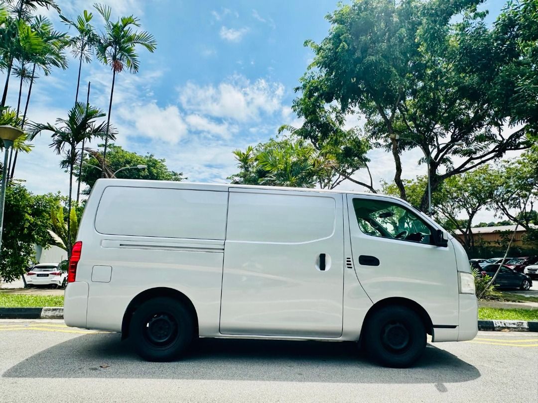 Nissan NV350 2.5 Manual (Category: Used Commercial Vehicles for Sale) located in Singapore. Submitted by andy8200 (Listing ID 1379181151, Image 2). Description: 🔥Nissan NV350 2.5 Manual🔥 Register Date : Oct 2018 COE Left : 3yrs 2mths ⭐Best For Short Term Use. ⭐Bonus Plywood Carpet + Box !!! ⭐Healthy Engine & Gear Box !!! ⭐Free lifetime servicing + 2 years Unlimited Mileage Warranty. ⭐Plus, receive an 8% rebate on the insurance premium! 💰Want F