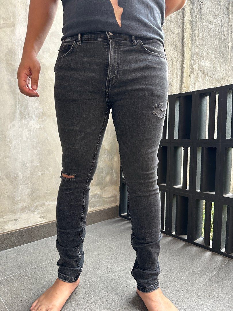 ORIGINAL STORE] PULL BEAR celana panjang jeans denim skinny