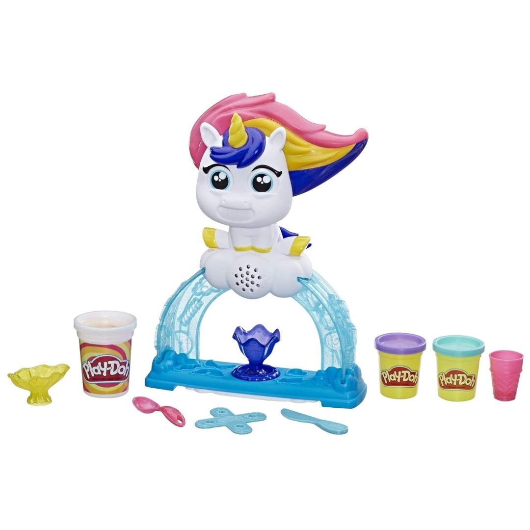 Play-Doh tootie unicorn (Category: Kids Toys) located in Paranaque City. Submitted by daniertoystore (Listing ID 1379127581, Image 3). Description: Meet Tootie the Magical Ice Cream Maker: This Electronic unicorn toy can make your wackiest ice cream dreams come true; get giggling with hilarious Play-Doh ice cream poopin' action Silly Sounds and Motion: We don't call her Tootie for nothing when you lift and lower her mane to make play ice cream, s