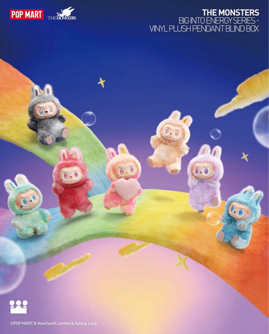 Pop Mart The Monsters Big Into Energy Series Blind Box Labubu v3
