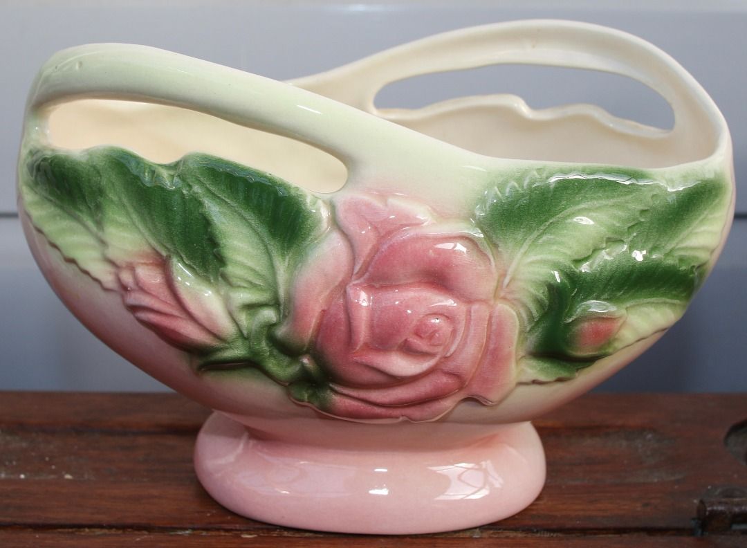 Preloved Vintage Pates Australian Pottery Vase (Category: Home Decor) located in Burnie. Submitted by tasmanianbeauties (Listing ID 1379237106, Image 1). Description: Preloved Vintage Pates Australian Pottery Vase Visit my website, www.tasmanianbeauties.com.au, for this and other great vases! Paypal and credit card facilities are available. Australian pottery floral vase made by Pates Pottery, Sydney. The vase is in great condition, with bright c