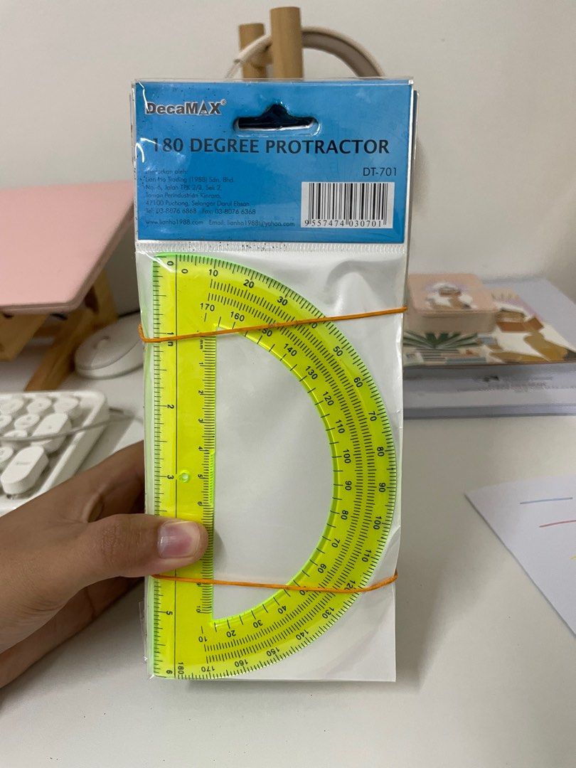 SCHOOL PROTRACTOR BUNDLE (Category: Stationery & School Supplies) located in Senawang. Submitted by piqaaesthetix (Listing ID 1379252889, Image 2). Description: 👉🏻 never opened 👉🏻 ideal for teachers 👉🏻 I think around 40+ protractors 👉🏻 want to sell all in bundle 👉🏻 got some dirts on plastic packaging 👉🏻 can post or COD SEREMBAN AREA COD OTHERS BY POSTAGE.