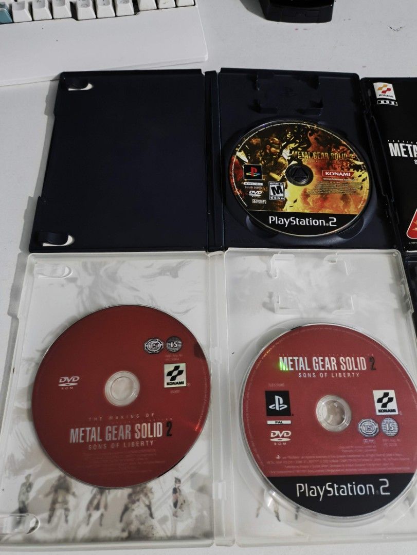 PS2 Metal Gear Solid Bundle 🔥 for only ₱2,500 (Category: PlayStation) located in Bangued. Submitted by mastershipper (Listing ID 1379214175, Image 3). Description: Metal Gear Solid Bundle for only ₱2,500 Bundle includes the ff: Metal Gear Solid 2 with Manual (NTSC U/C) Metal Gear Solid 2 (2 Disc)(PAL) Metal Gear Solid 2 with Manual (NTSC-J) Metal Gear Solid 3 Snake Eater (NTSC U/C) Bundle includes all 3 of the MGS 2 releases so its an instant co