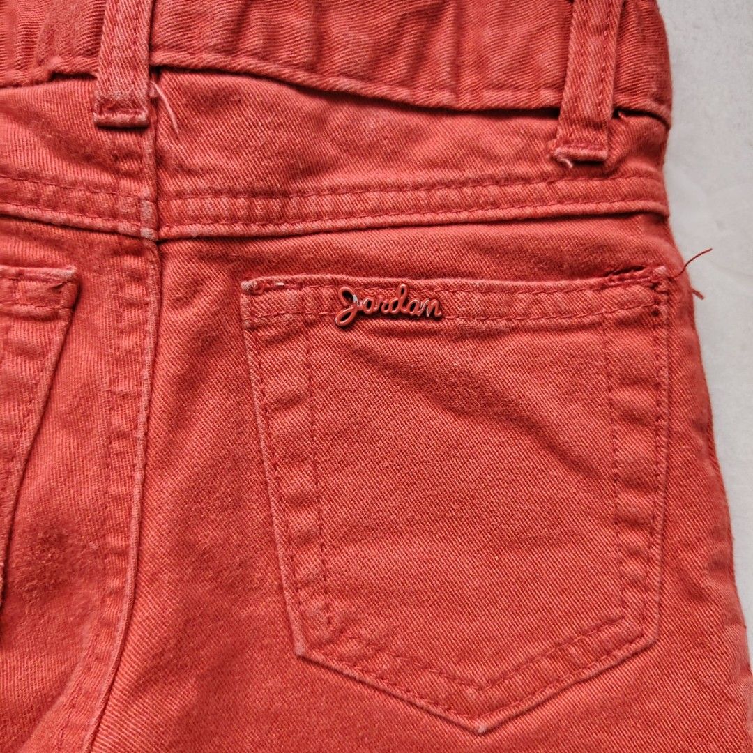 Red Denim Pants for 1 to 3 years old (Category: Babies & Kids Fashion) located in Rizal. Submitted by acs_747 (Listing ID 1379214375, Image 3). Description: Red Denim Pants for 1 to 3 years old. Waistband is adjustable with buttons and garter..