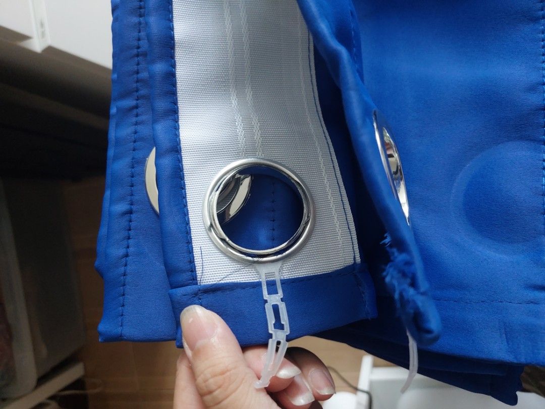 Royal Blue Black Out Curtain (Category: Curtains & Blinds) located in Marikina City. Submitted by margahuela (Listing ID 1379185036, Image 2). Description: 6 feet royal blue black out curtain. used but not abused. rfs: will not use anymore.