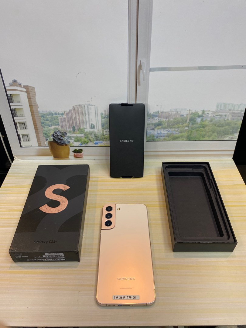 Samsung Galaxy S22+ Pink Gold 8/256 GB Sein Indonesia Fullset Siap ...