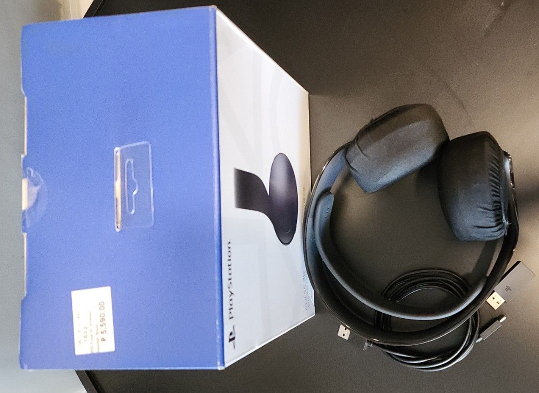 Sony Playstation 5 PS5 Pulse 3D Wireless Headset (Category: Headphones & Headsets) located in Makati City. Submitted by jpaedlc88 (Listing ID 1379179838, Image 2). Description: Sony Playstation 5 PS5 Pulse 3D Wireless Headset Like new, no damage complete with accessories and box free gel ear pads and cover.
