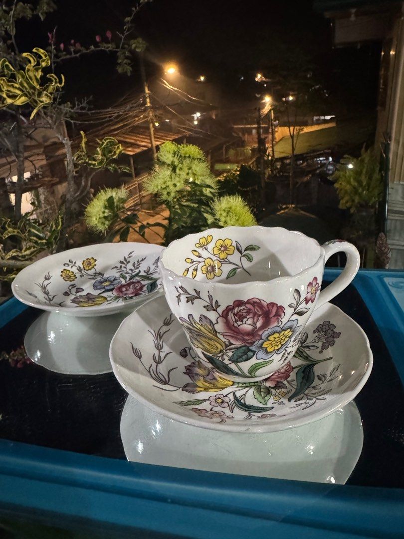 Spode Copeland three piece (Category: Coffee & Tea Tableware) located in Davao. Submitted by parteawares2 (Listing ID 1379145723, Image 3). Description: Two pieces saucers and one cup Spode Copeland made in England .