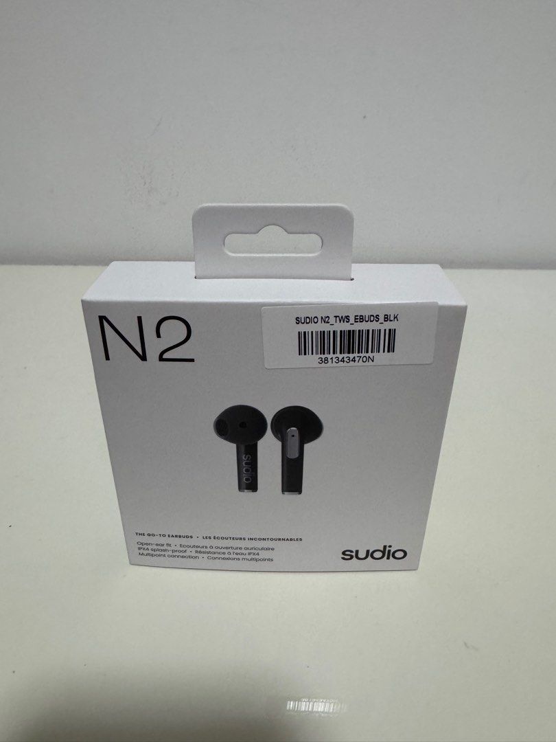 Sudio N2 Earbuds - Black/White