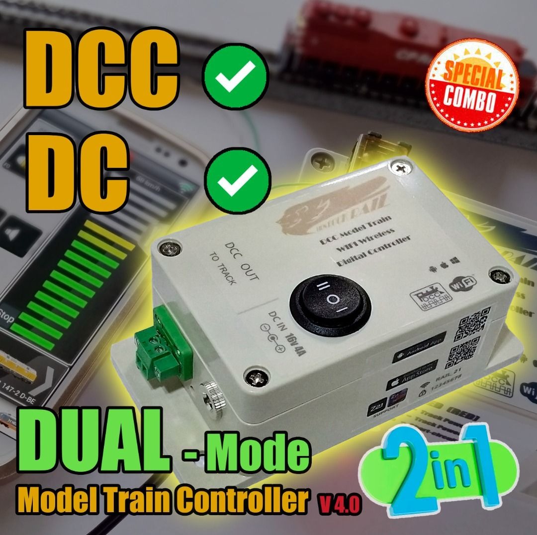 support Roco Z21 mobile apps 第4.1代 DCC & DC Dual mode 雙模式 火車 鐵道 模型 wifi ...