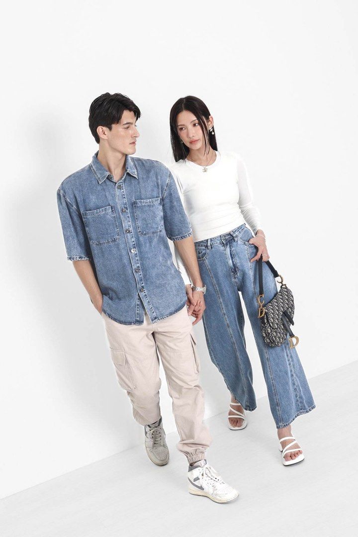 *TPZ* DISTINCT FRONT PANEL TENCEL JEANS (PETITE) IN MID WASH (Category: Jeans & Leggings) located in Singapore. Submitted by ryubyul (Listing ID 1379249003, Image 2). Description: SELLING *TPZ* DISTINCT FRONT PANEL TENCEL JEANS (PETITE) IN MID WASH -> washed once only -> bag and tag included Size 2XL/XXL $30 with tracked mail meetups @ outram / downtown.
