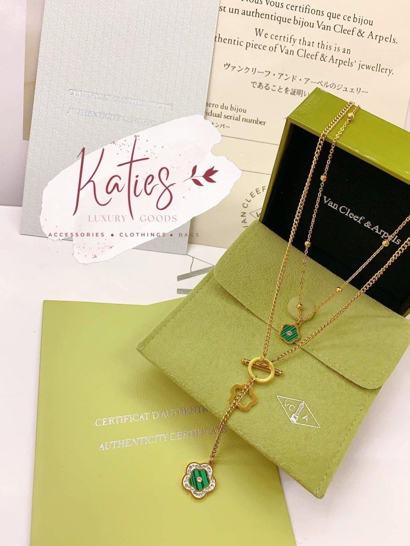 VAN CLEEF & ARPELS NECKLACE (Category: Necklaces) located in Rizal. Submitted by vickypeiwanggo (Listing ID 1379297796, Image 1). Description: 🔥ALL ACTUAL PHOTOS POSTED!🔥 with FREE BRAND GIFT box already (WE ALSO OFFER LUXURY BOX JUST INQUIRE) Elegant Jewelry at affordable price! * HIGH QUALITY STAINLESS STEEL MATERIAL BEWARE OF CHEAP STAINLESS JEWELRIES FOR SUCH CHEAP PRICE * information about STAINLESS JEWELRY: will NOT tarnish with everyday 