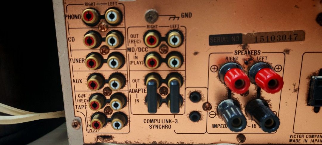 Victor(JVC ) Integrated STEREO AMPLIFIER MODEL AX-F3, 音響器材