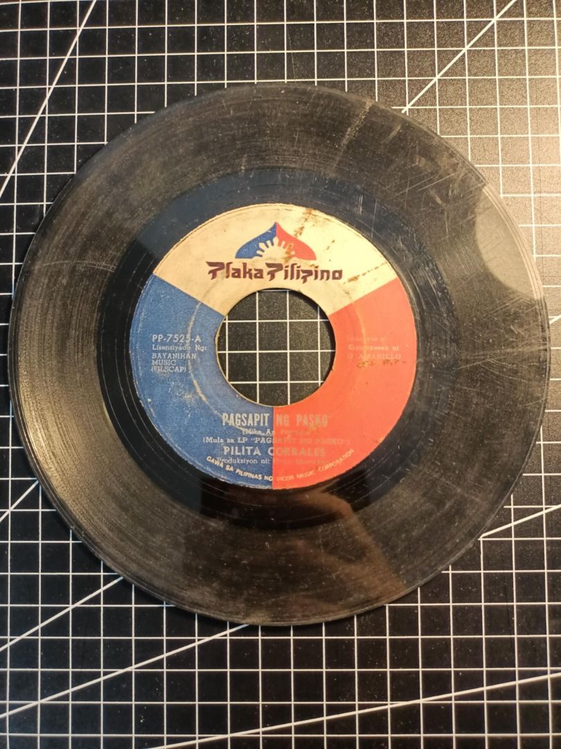 Vintage OPM 7" Vinyls TAKE ALL (Category: Vinyls) located in Quezon City. Submitted by niqcb (Listing ID 1379295869, Image 3). Description: ALL TESTED, OKAY CONDITION Nora Aunor - PANGAKO NG PUSO / BATA PA AKO (with Ermar Duet) Pilita Corales - NUON AY ARAW NG PASKO / PAGSAPIT NG PASKO Imelda Papin - BABAING MAKASALANAN LALAKEN SALAWAHAN / IKAW LANG Take all - P300 Location: Tandang Sora, QC.