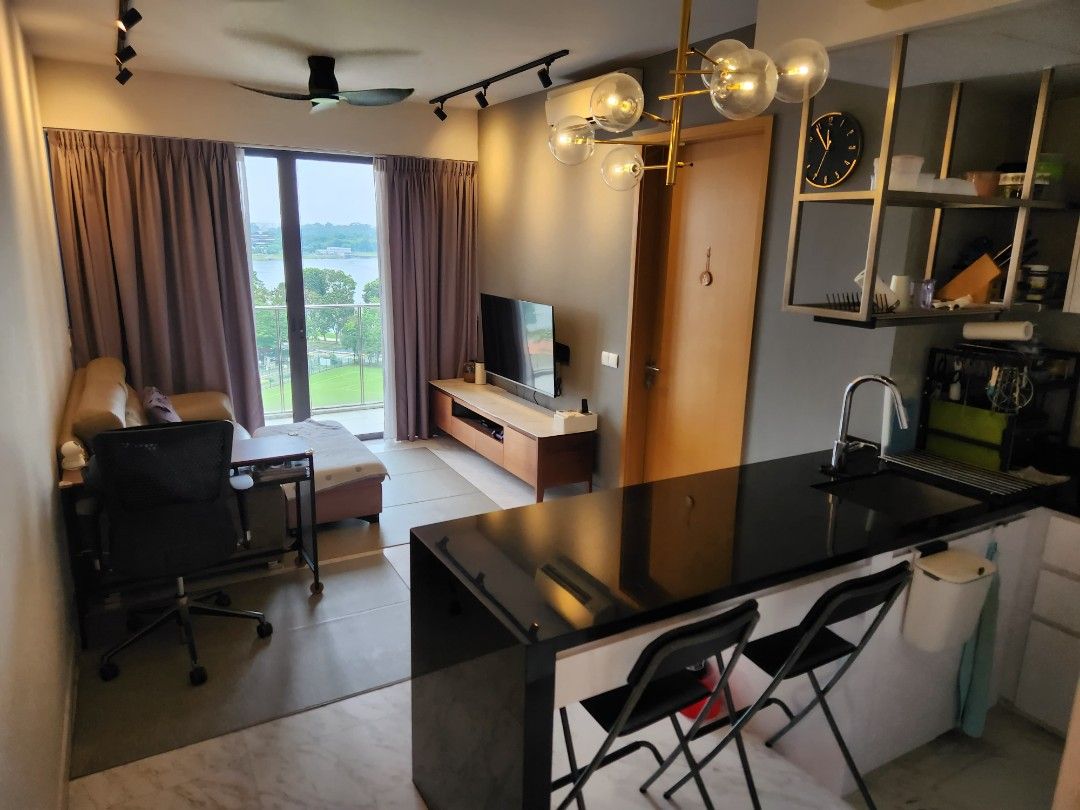 Waterfront Isle Largest 1 Bedroom nearby MRT, Red Swastika School63226190317187111