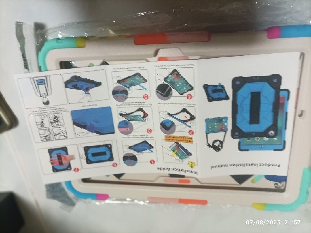 11" Case For Samsung Tab A9 A9+ A9plus Tablet Protective Case Big bracelet 360 Rotating Bracket Fall prevention anti scratch (Category: Other Accessories) located in Singapore. Submitted by syedamir1289081 (Listing ID 1379479784, Image 2). Description: 11" A9+ Case For Samsung Tab A9 A9+ A9plus Tablet Protective Case Big bracelet 360 Rotating Bracket Fall prevention anti scratch.