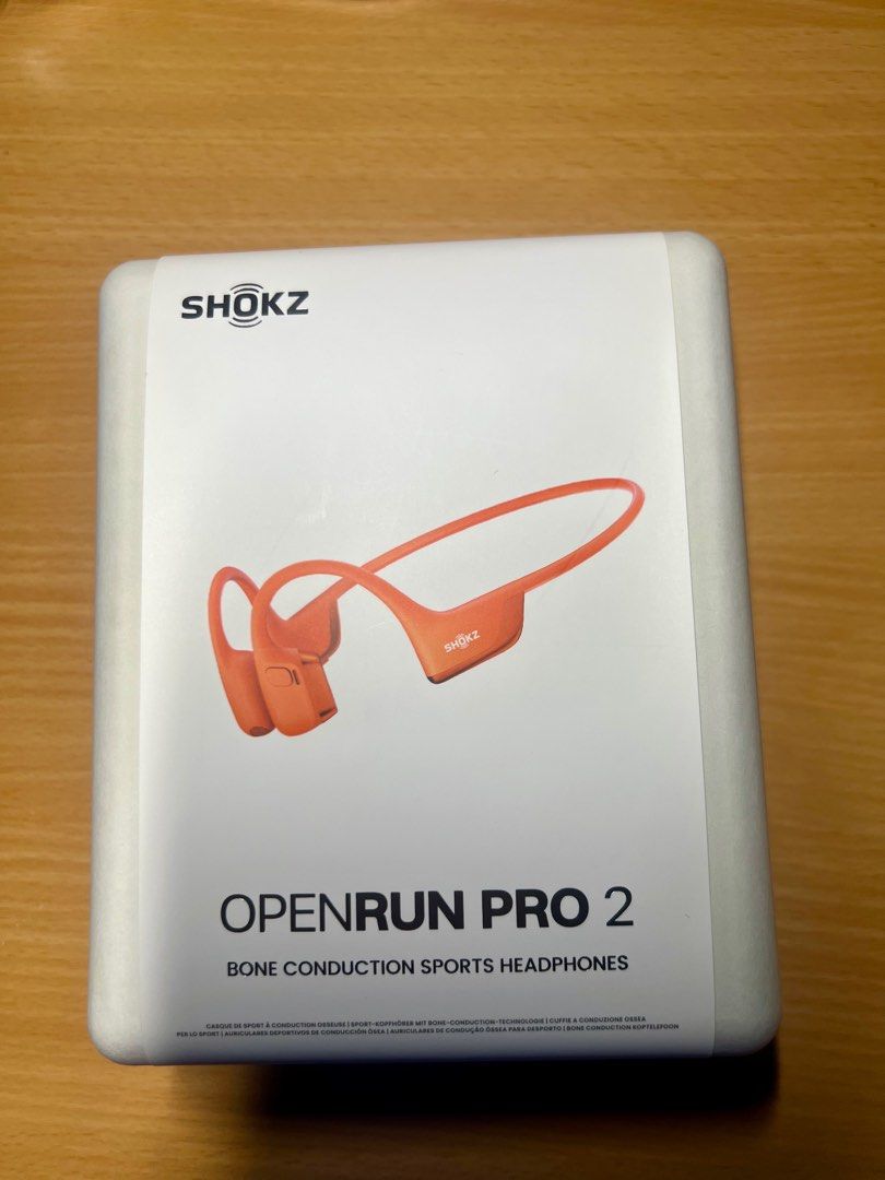 $215 Brand New(SEALED) Shokz OpenRun Pro 2 Headphones (Category: Headphones & Headsets) located in Singapore. Submitted by frenchtoastty (Listing ID 1379489006, Image 1). Description: Selling a brand new, unopened pair of Shokz OpenRun Pro 2 S820 headphones – the latest premium bone conduction model from Shokz. Reason for selling: Received as a lucky draw gift. Have e-receipt as proof of authenticity and purchase. ✅ Still factory sealed – you can