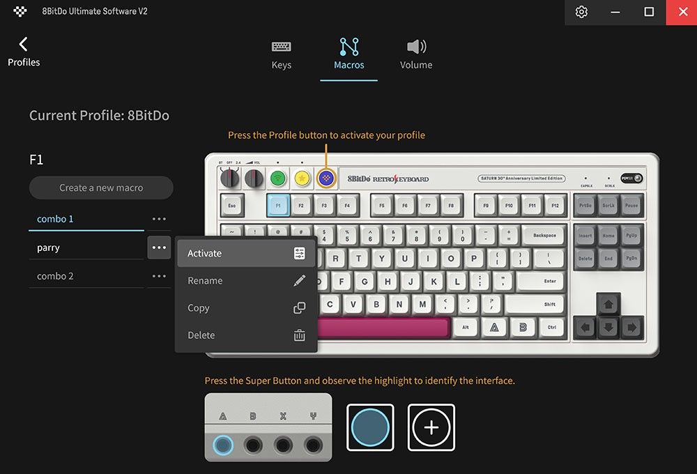 8BitDo Retro Keyboard - Saturn 🪐 30th Anniversary Limited Edition ...
