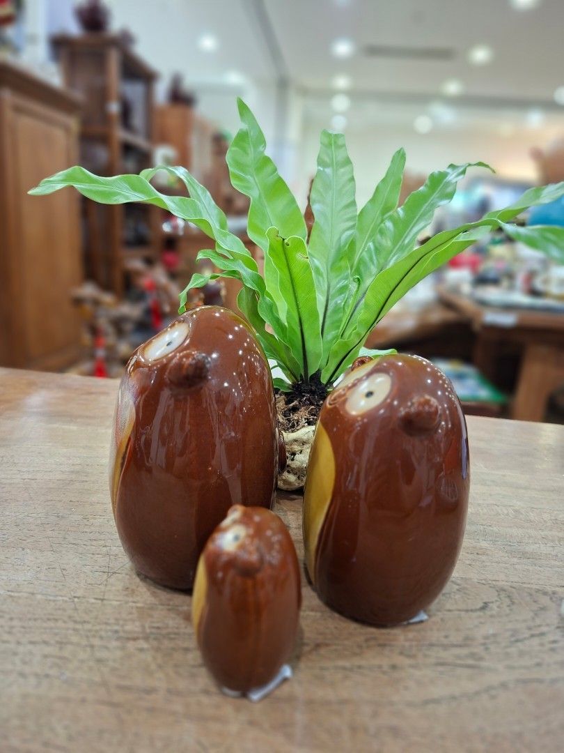 由 chafrequent (刊登 ID 1379420974，圖片 2) 提交，位於 嘉義市 (Chiayi City) 的 陶瓷可愛鄉村風猴子（三件組） (類別：其他居家裝飾)，說明：陶瓷材質 尺寸 11×10×14.5公分 10×9×12.5公分 5×5×7公分 三件一組 原價780特惠價520。