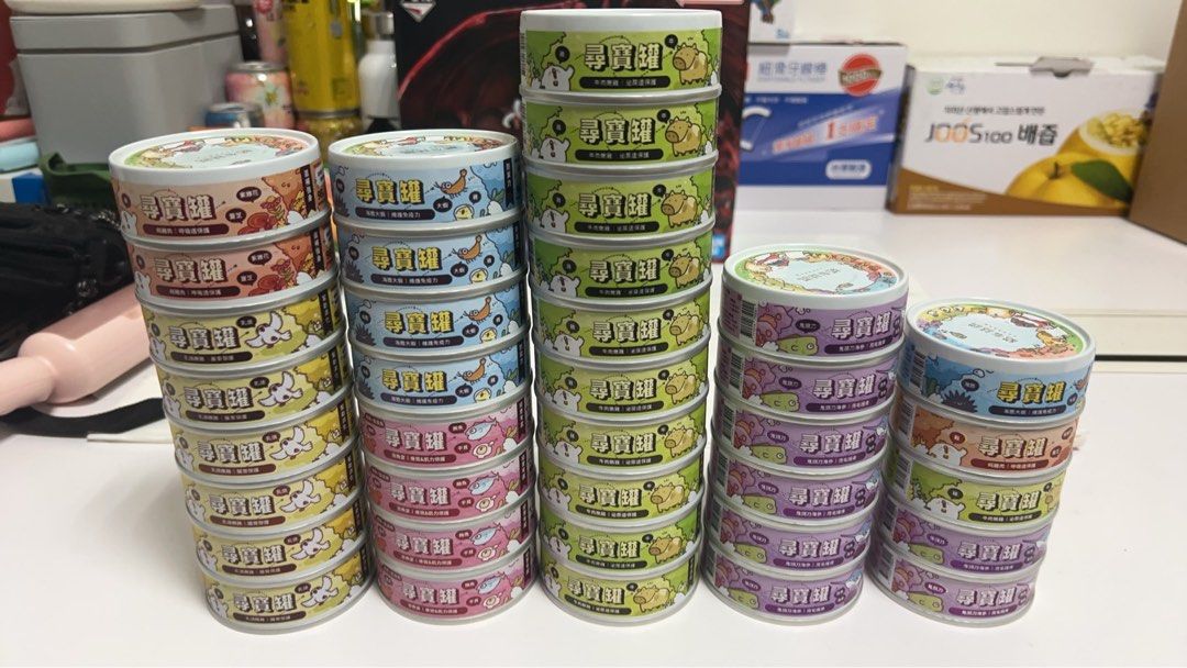由 lin__000 (刊登 ID 1379498291，圖片 1) 提交，位於 新北市 (New Taipei) 的 貓罐頭 尋寶罐 送貓條 (類別：寵物食品)，說明：健康的罐頭！ 各種功效～ 因為健康加上貓咪很愛，一次買太多了 家裡的貓貓吃膩了不想浪費售出 全收送一包貓條。