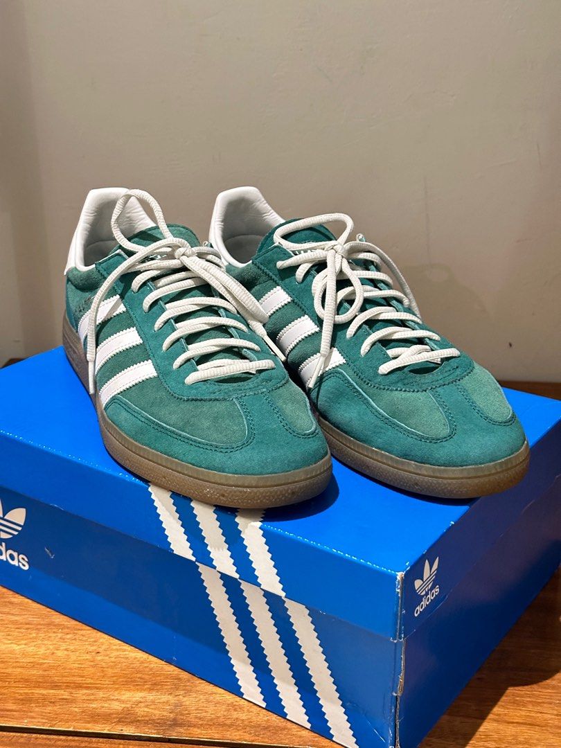 Adidas Spezial size 12 green (Category: Sneakers) located in Binan City. Submitted by jamborix (Listing ID 1379347971, Image 2). Description: Adidas Spezial Green. used but not abused. Good condition. Withbox and extra green lace. No lowballers please. .
