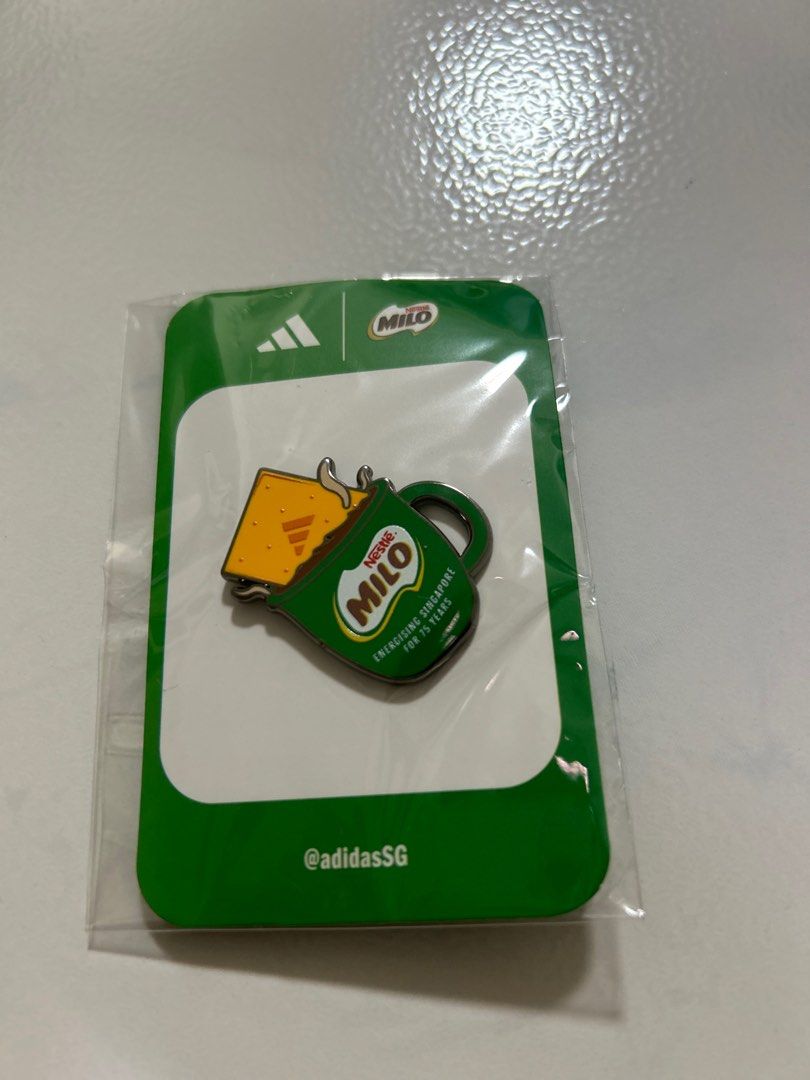 Adidas x Milo Enamel Pin Hobbies Toys Memorabilia Collectibles