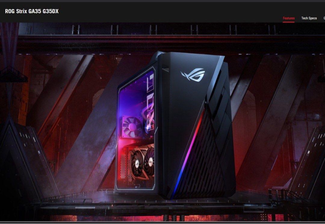 ASUS ROG Strix GA35 G35DX Gaming PC - RTX 308063073560502401113
