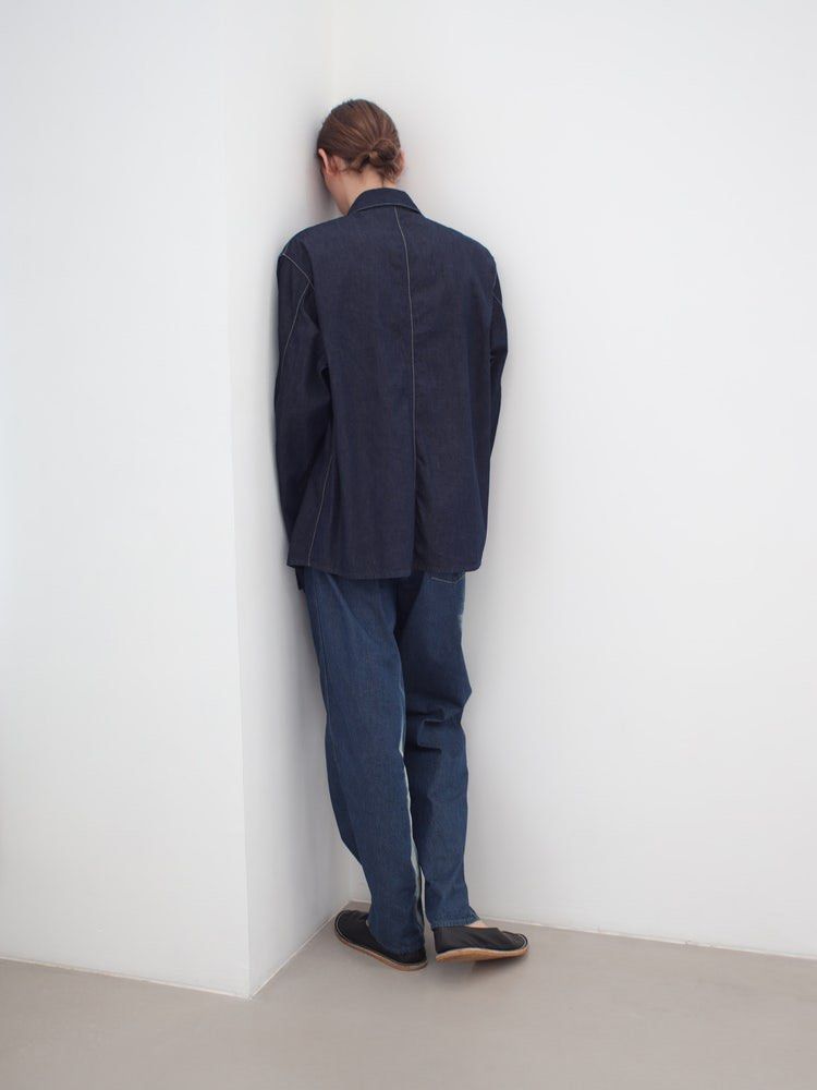 Auralee 21Ss hard twist light Denim Shirt Blouson Indigo, 他