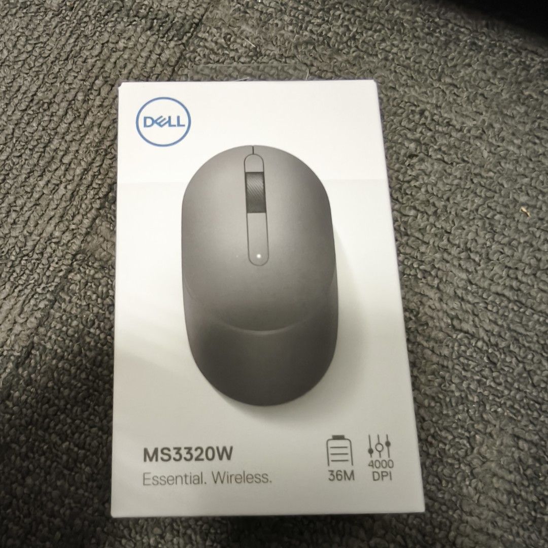 BNIB Dell Mobile Wireless Mouse MS3320W